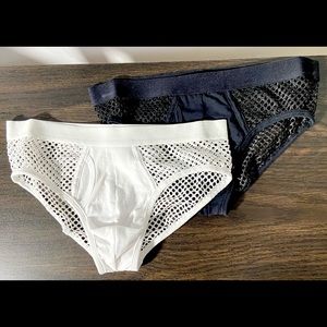 Mens mesh briefs